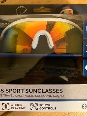 New brookstone Bluetooth sunglasses
